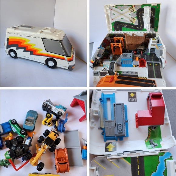 Vintage Toys Vintage 991 Micro Machines Super Van City Playset Galoob Rare Playset 199s Toy